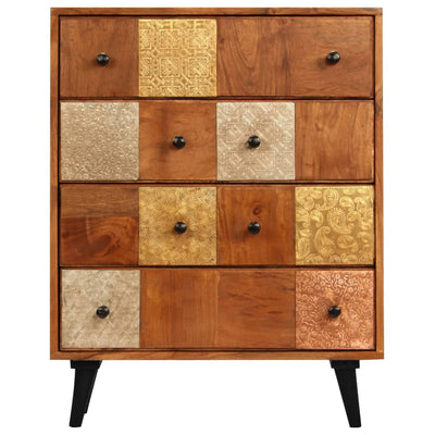 vidaXL Chest of Drawers 60x30x75 cm Solid Acacia Wood