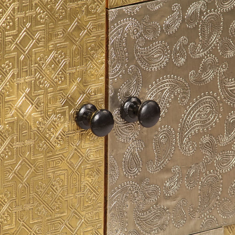 vidaXL Sideboard 80x30x75 cm Solid Acacia Wood