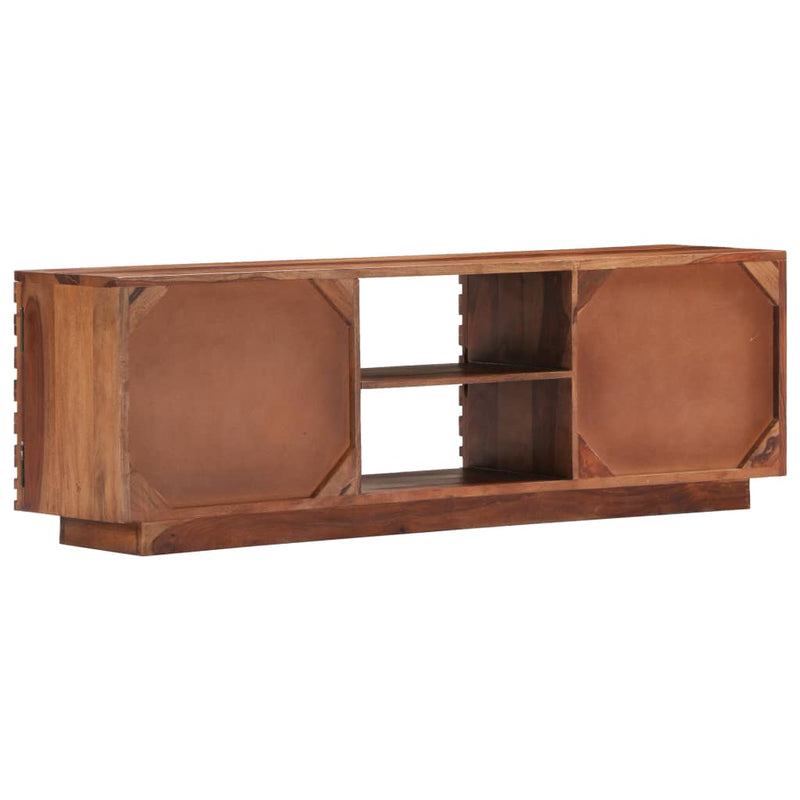vidaXL TV Cabinet 120x30x40 cm Solid Sheesham Wood