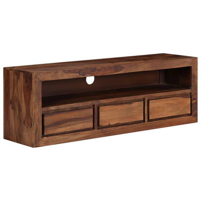 vidaXL TV Cabinet 120x30x40 cm Solid Sheesham Wood