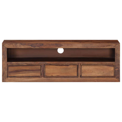 vidaXL TV Cabinet 120x30x40 cm Solid Sheesham Wood