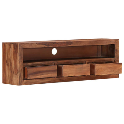 vidaXL TV Cabinet 120x30x40 cm Solid Sheesham Wood