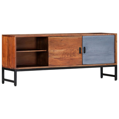 vidaXL TV Cabinet 120x30x49 cm Solid Acacia Wood