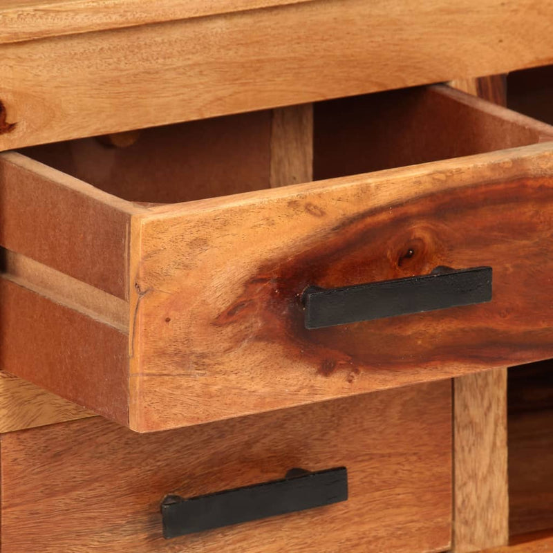 vidaXL TV Cabinet 110x30x40 cm Solid Sheesham Wood