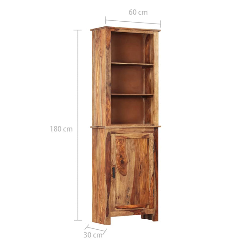 vidaXL Highboard 60x30x180 cm Solid Sheesham Wood