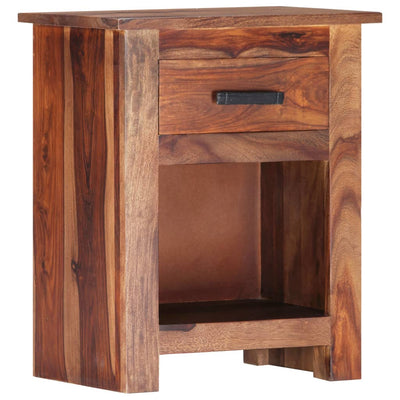 vidaXL Nightstand 40x30x50 cm Solid Sheesham Wood