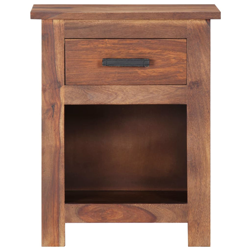 vidaXL Nightstand 40x30x50 cm Solid Sheesham Wood