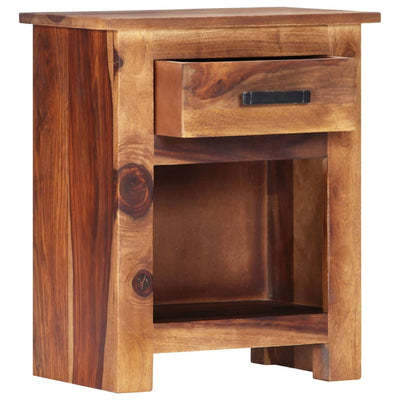 vidaXL Nightstand 40x30x50 cm Solid Sheesham Wood