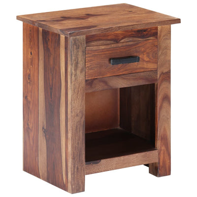 vidaXL Nightstand 40x30x50 cm Solid Sheesham Wood