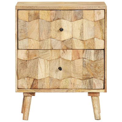 vidaXL Bedside Cabinet 40x30x50 cm Solid Mango Wood