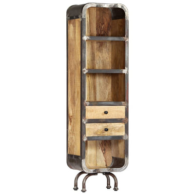 vidaXL Highboard 40x30x145 cm Solid Mango Wood