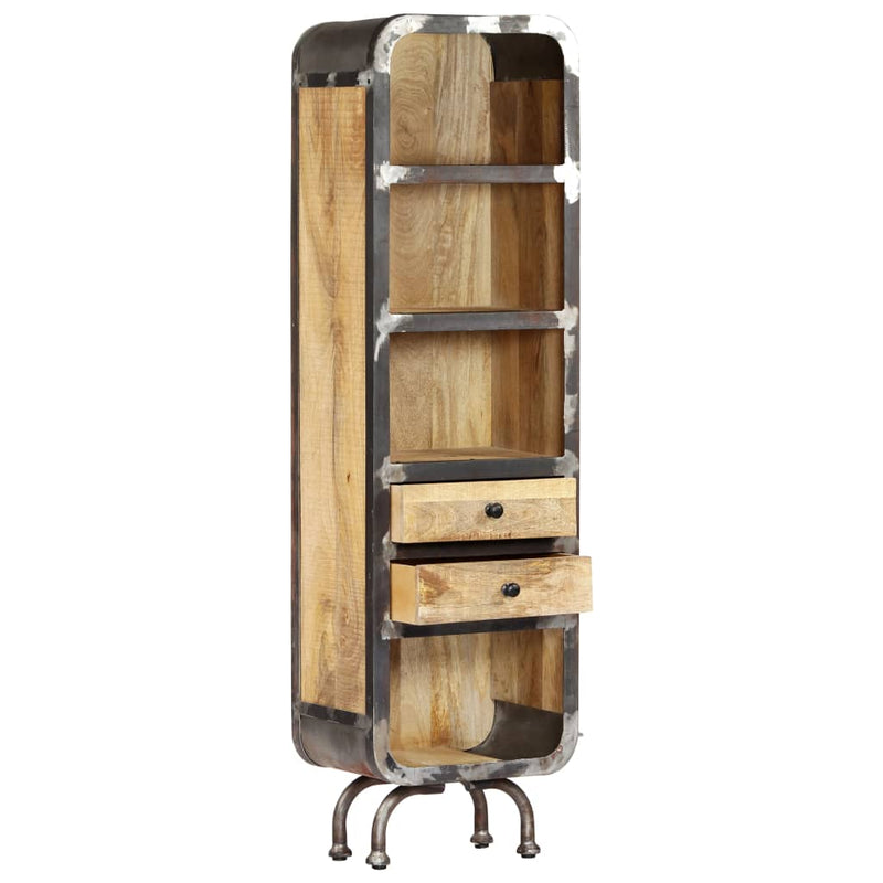 vidaXL Highboard 40x30x145 cm Solid Mango Wood