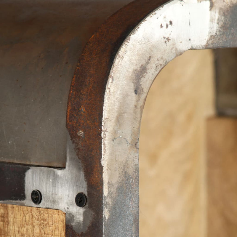 vidaXL Highboard 40x30x145 cm Solid Mango Wood