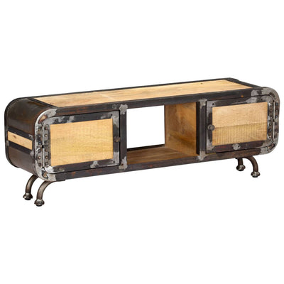 vidaXL TV Cabinet 120x30x42 cm Solid Mango Wood