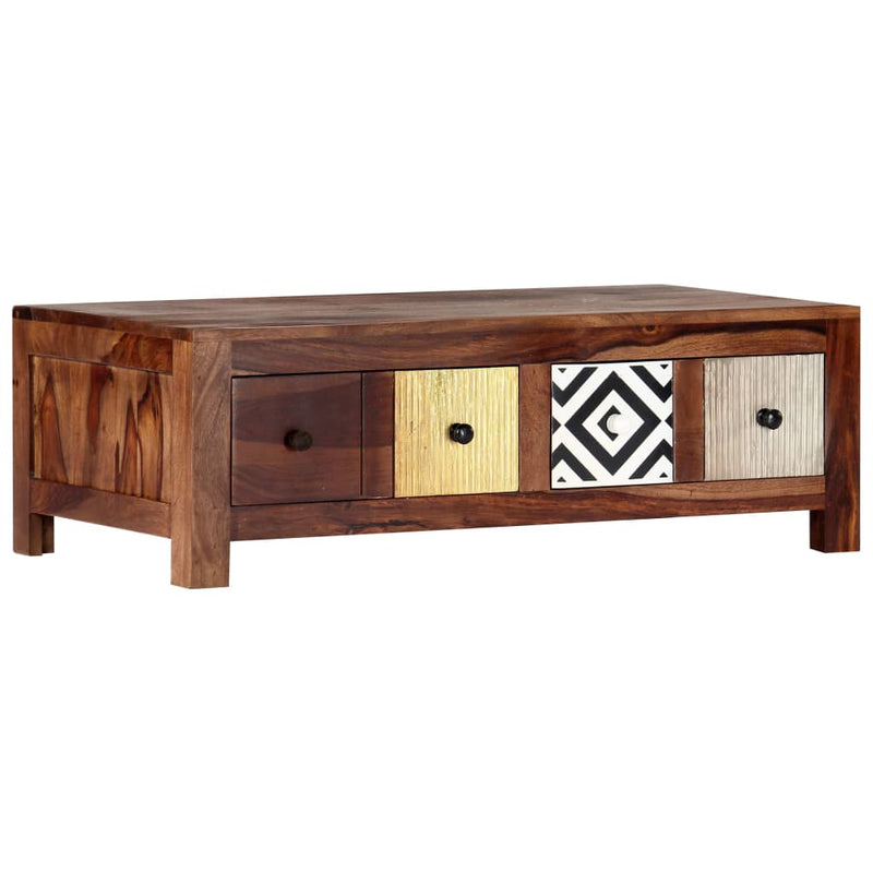 vidaXL Coffee Table 90x50x30 cm Solid Sheesham Wood