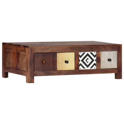vidaXL Coffee Table 90x50x30 cm Solid Sheesham Wood