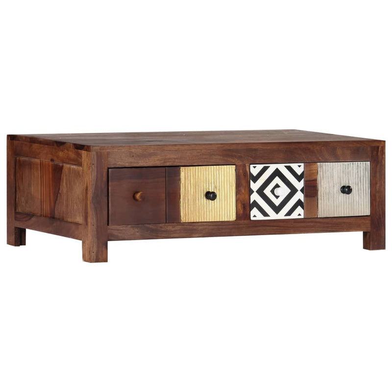 vidaXL Coffee Table 90x50x30 cm Solid Sheesham Wood