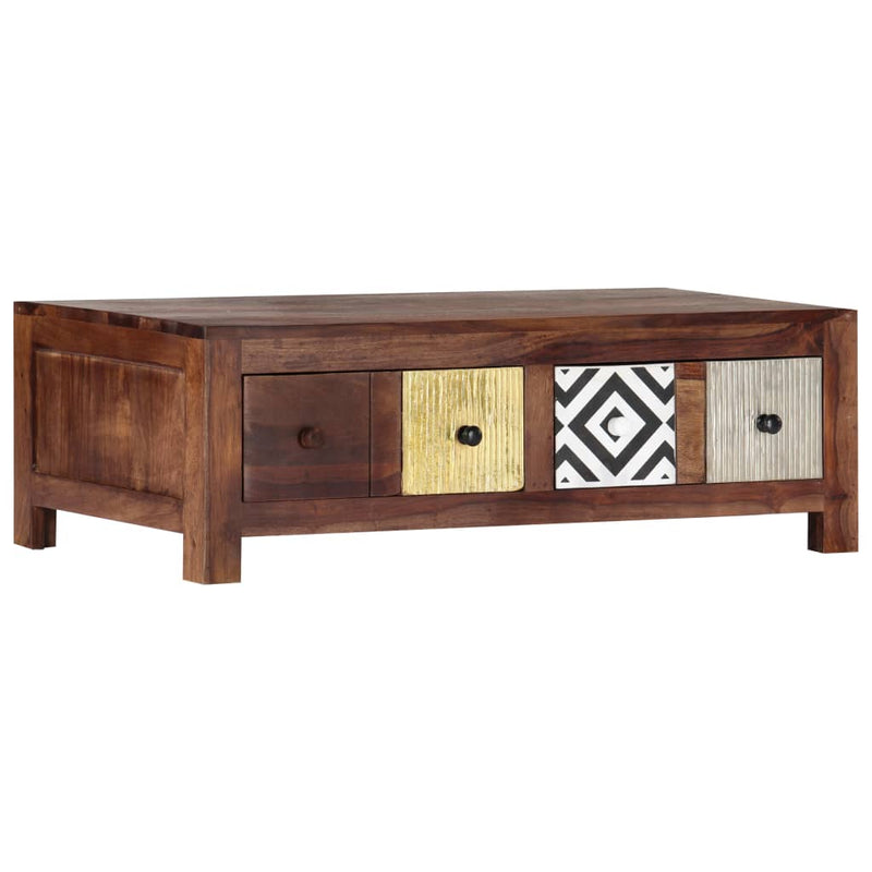 vidaXL Coffee Table 90x50x30 cm Solid Sheesham Wood