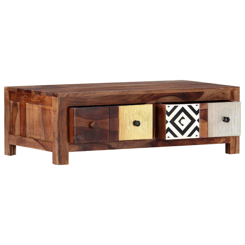 vidaXL Coffee Table 90x50x30 cm Solid Sheesham Wood