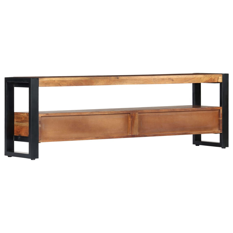 vidaXL TV Cabinet 140x30x45 cm Solid Acacia Wood