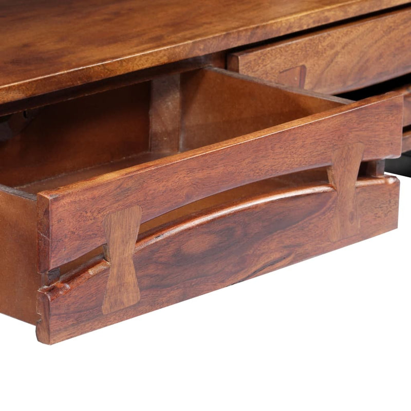 vidaXL TV Cabinet 140x30x45 cm Solid Acacia Wood