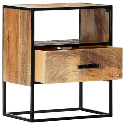 vidaXL Nightstand 40x30x50 cm Solid Mango Wood