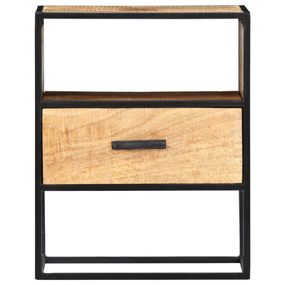 vidaXL Nightstand 40x30x50 cm Solid Mango Wood