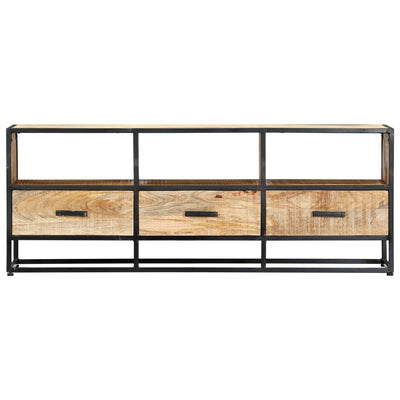 vidaXL TV Cabinet 120x30x45 cm Solid Mango Wood