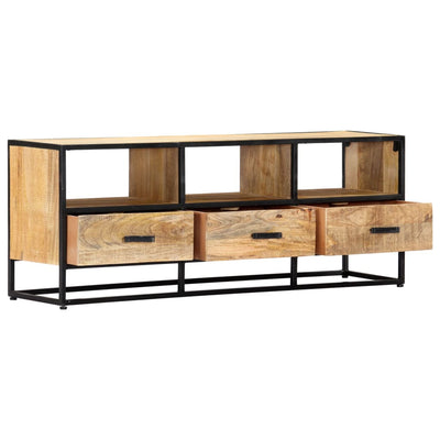 vidaXL TV Cabinet 120x30x45 cm Solid Mango Wood