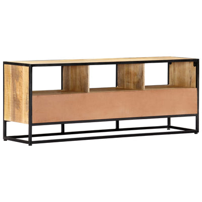 vidaXL TV Cabinet 120x30x45 cm Solid Mango Wood