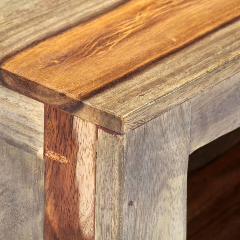 vidaXL TV Cabinet Solid Sheesham Wood 130x30x40 cm