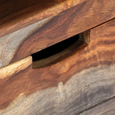 vidaXL TV Cabinet Solid Sheesham Wood 130x30x40 cm