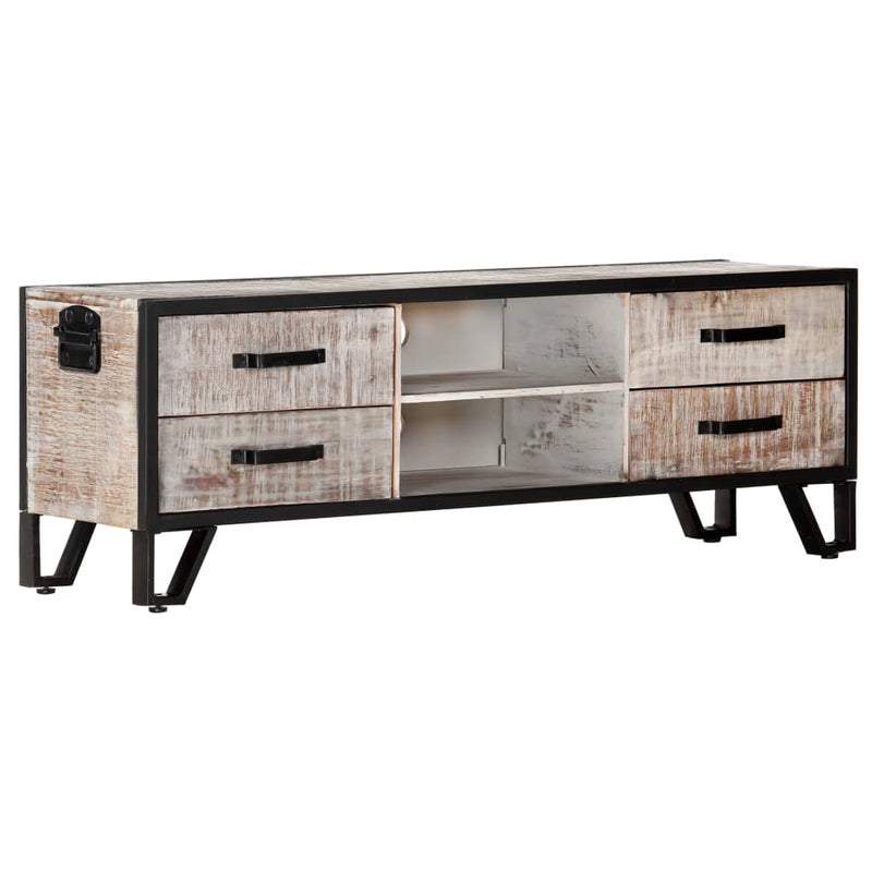 vidaXL TV Cabinet 120x30x40 cm Solid Acacia Wood