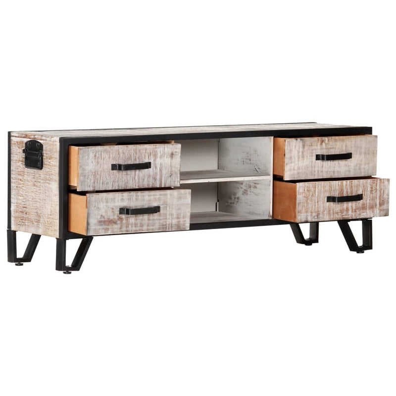 vidaXL TV Cabinet 120x30x40 cm Solid Acacia Wood