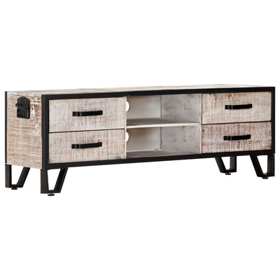 vidaXL TV Cabinet 120x30x40 cm Solid Acacia Wood