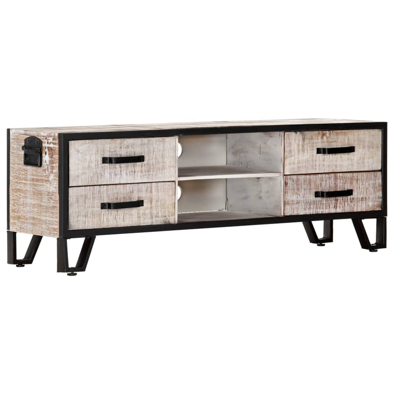 vidaXL TV Cabinet 120x30x40 cm Solid Acacia Wood