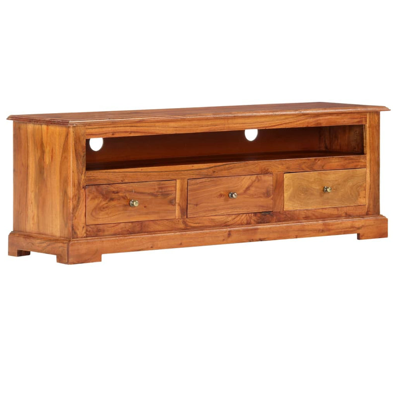 vidaXL TV Cabinet 120x30x40 cm Solid Acacia Wood