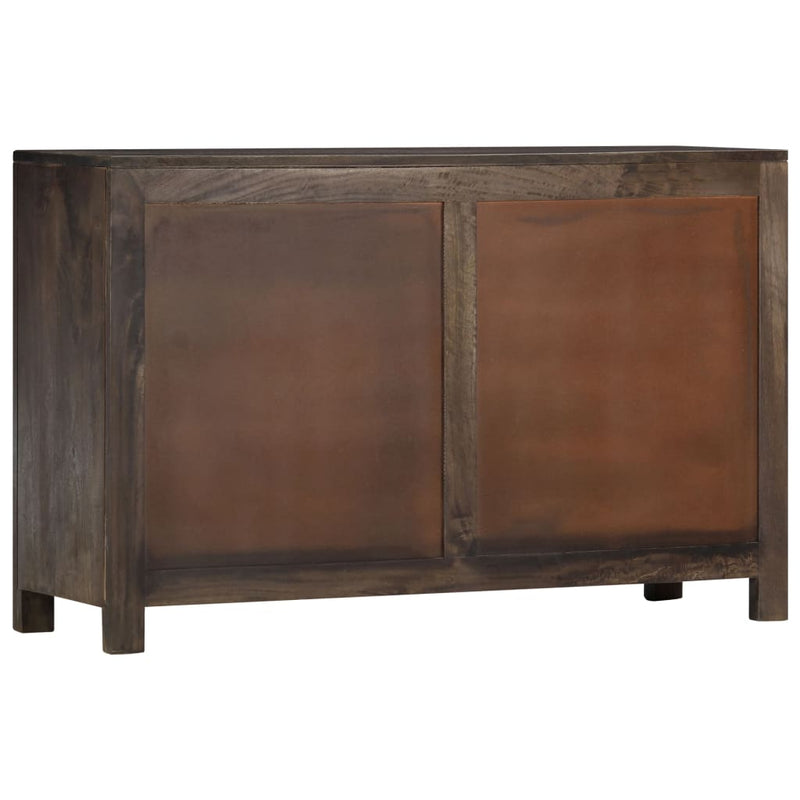 vidaXL Sideboard with Carved Design 110x35x70 cm Solid Mango Wood