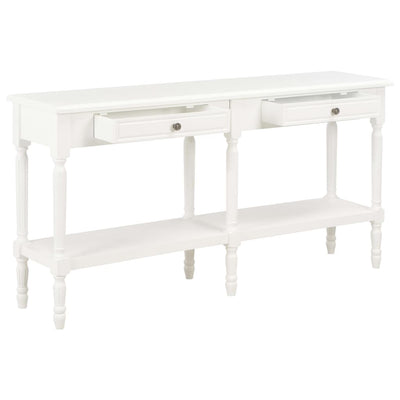 vidaXL Sideboard White 150x35x77 cm Solid Wood