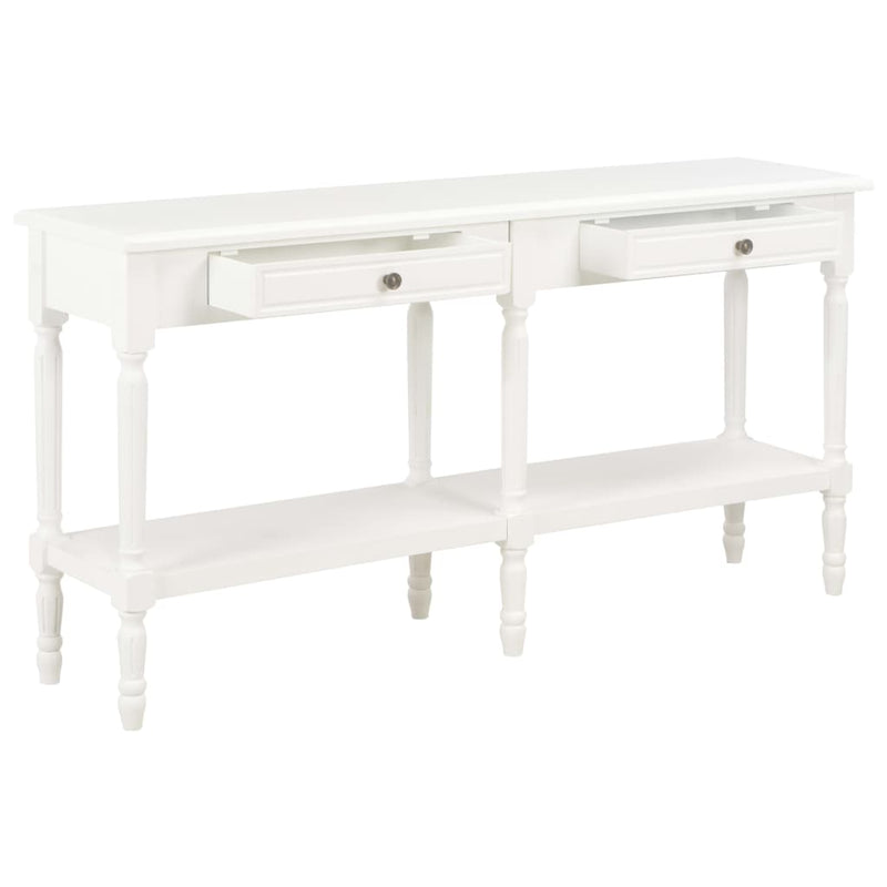 vidaXL Sideboard White 150x35x77 cm Solid Wood