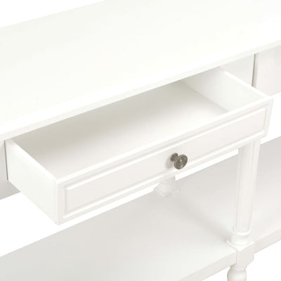 vidaXL Sideboard White 150x35x77 cm Solid Wood