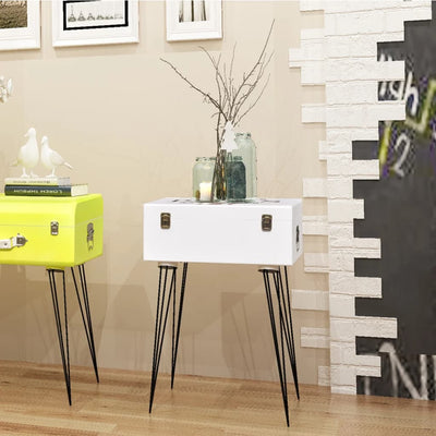 vidaXL Bedside Cabinets 2 pcs 40x30x57 cm White
