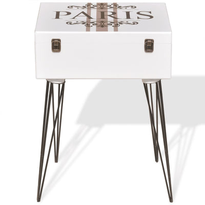 vidaXL Bedside Cabinets 2 pcs 40x30x57 cm White