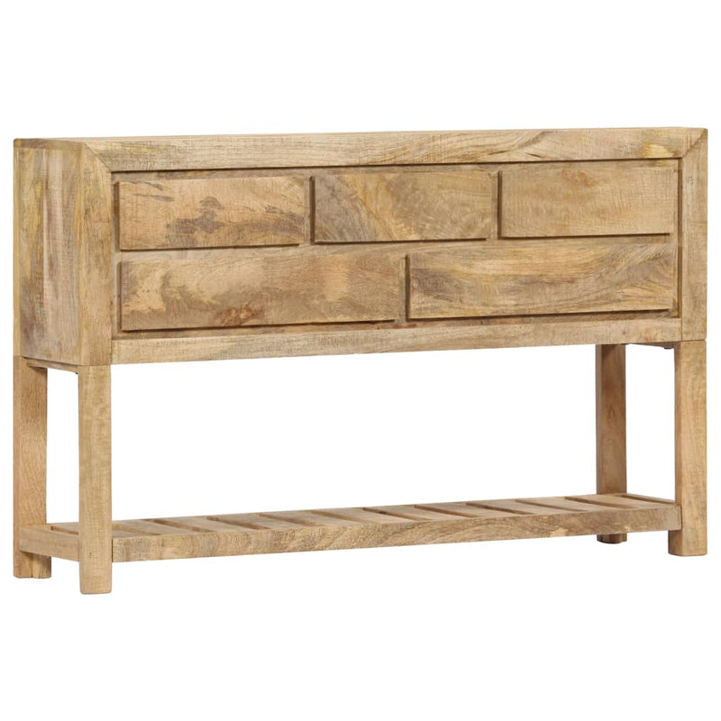 vidaXL Sideboard 120x30x75 cm Solid Mango Wood