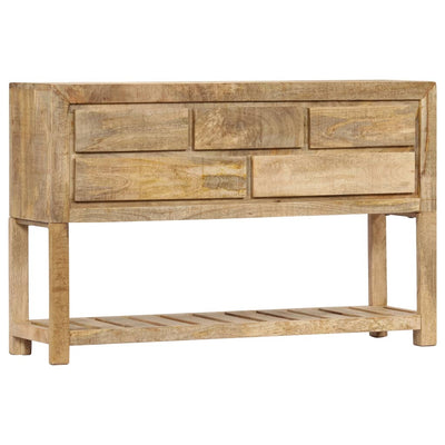 vidaXL Sideboard 120x30x75 cm Solid Mango Wood