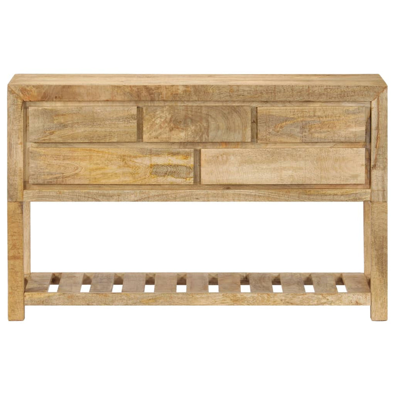 vidaXL Sideboard 120x30x75 cm Solid Mango Wood