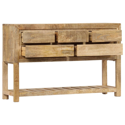 vidaXL Sideboard 120x30x75 cm Solid Mango Wood
