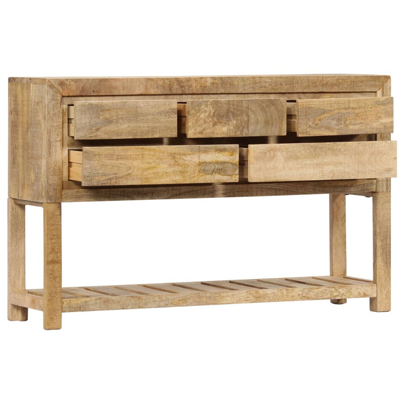 vidaXL Sideboard 120x30x75 cm Solid Mango Wood