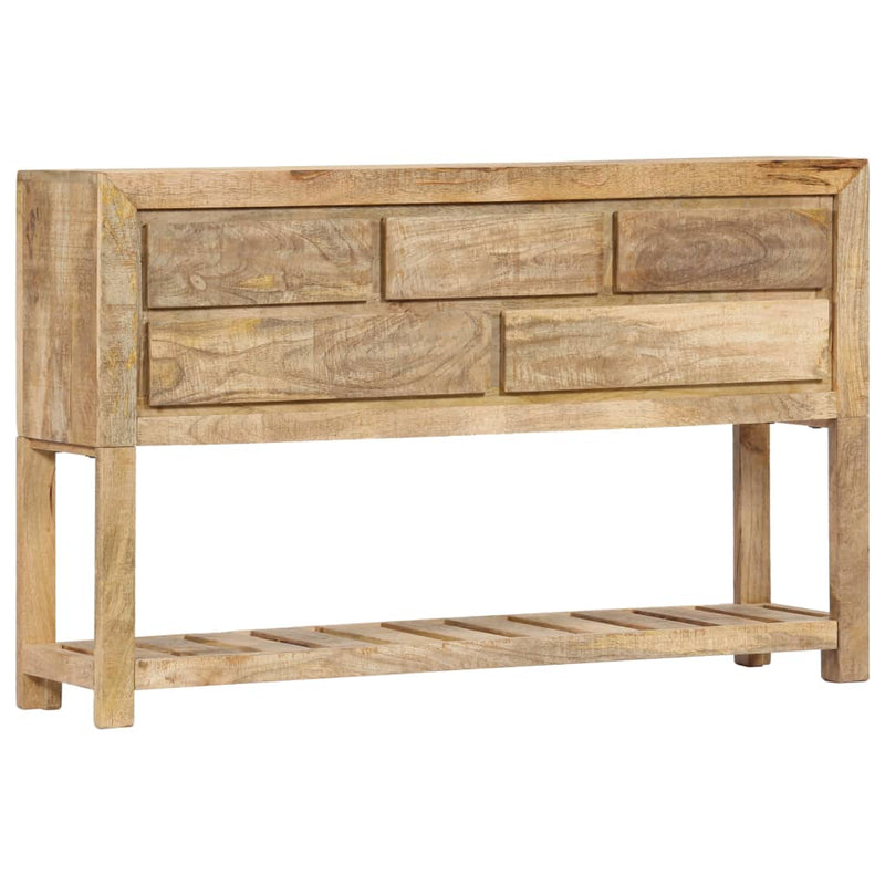 vidaXL Sideboard 120x30x75 cm Solid Mango Wood