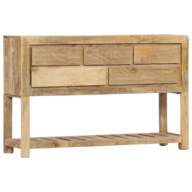 vidaXL Sideboard 120x30x75 cm Solid Mango Wood